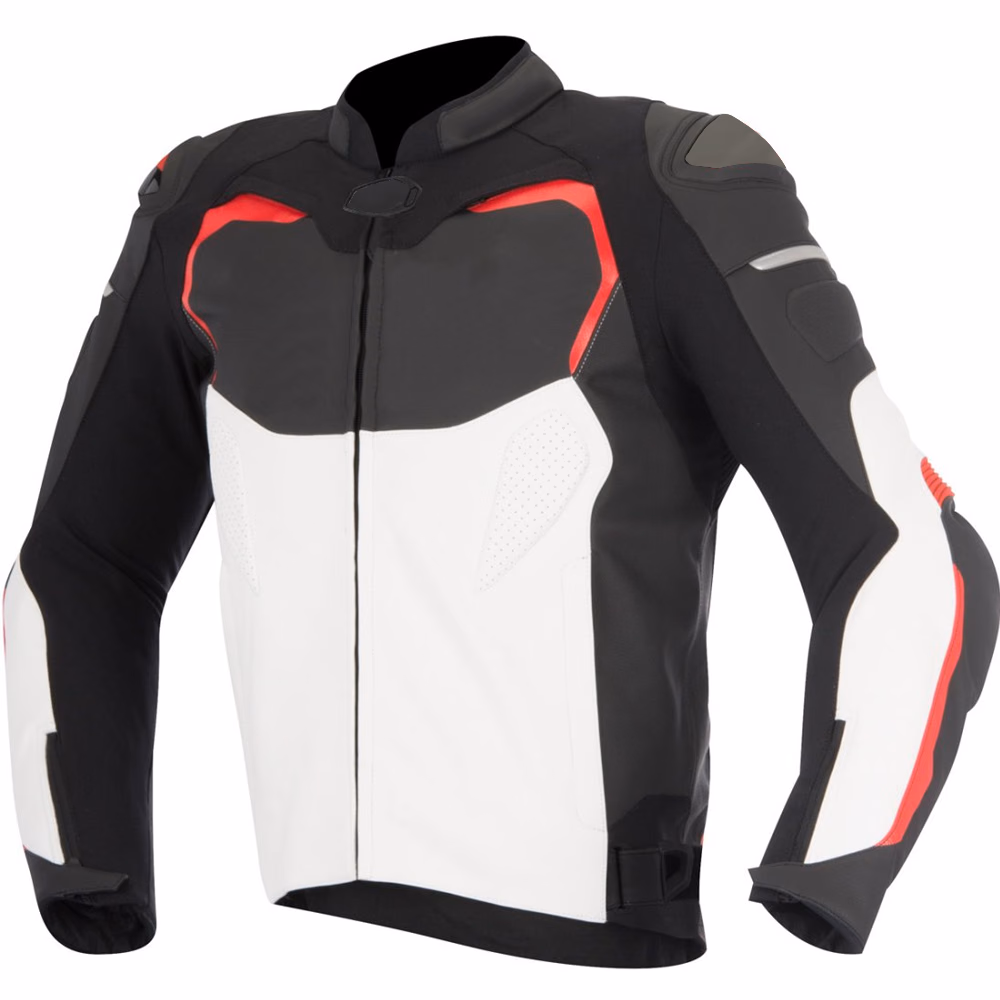 Red Sport Motorcycle Jackets, manufactured by Alayki International, custom motorcycle jacket