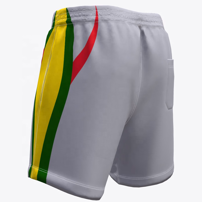 Screen Printed Men’s Shorts, manufactured by Alayki International, custom activewear