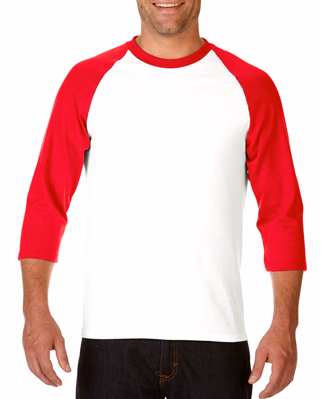 Slim-Fit Raglan T-Shirts, manufactured by Alayki International, custom activewear