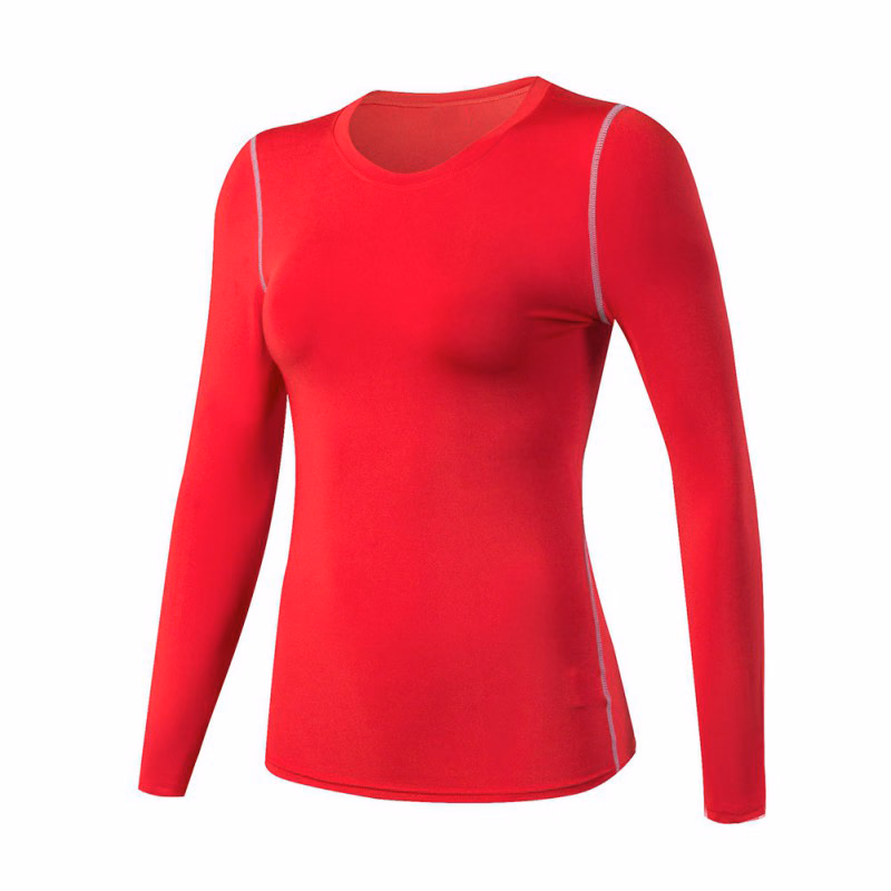 Sublimated Women’s Long-Sleeve Tops, manufactured by Alayki International, custom activewear
