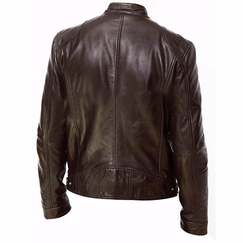 Tan Cafe Racer Men’s Leather Jackets, manufactured by Alayki International, custom leather jacket