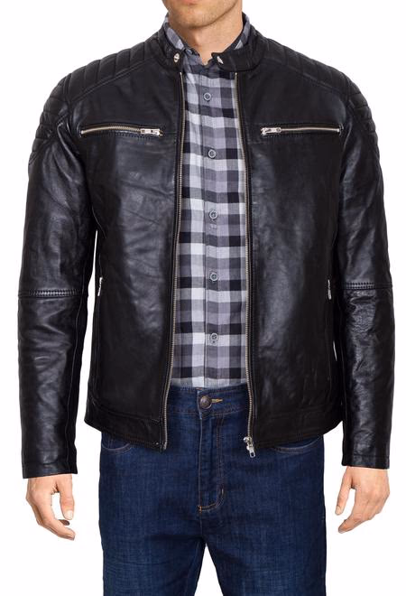 Tan Overshirt Men’s Fashion Leather Jackets, manufactured by Alayki International, custom leather jacket