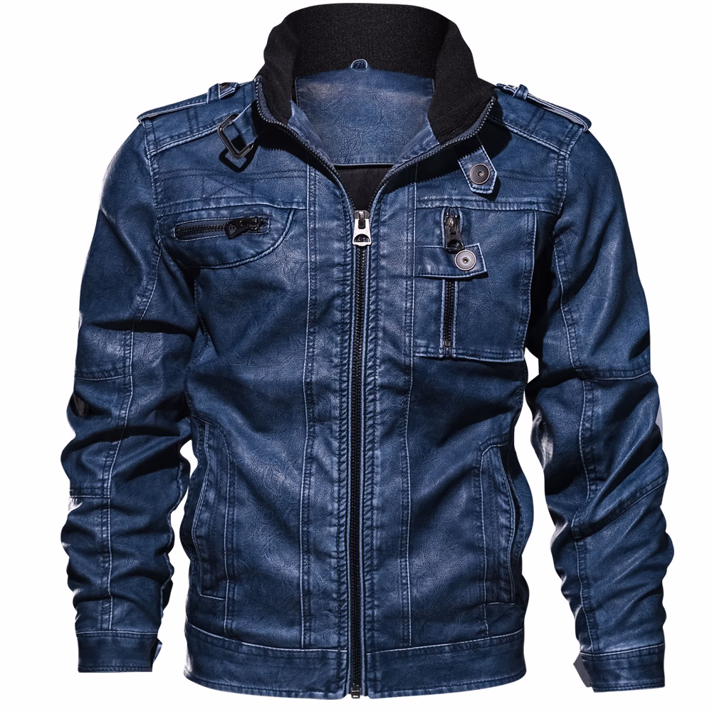 Tan Shearling Men’s Leather Jackets, manufactured by Alayki International, custom leather jacket
