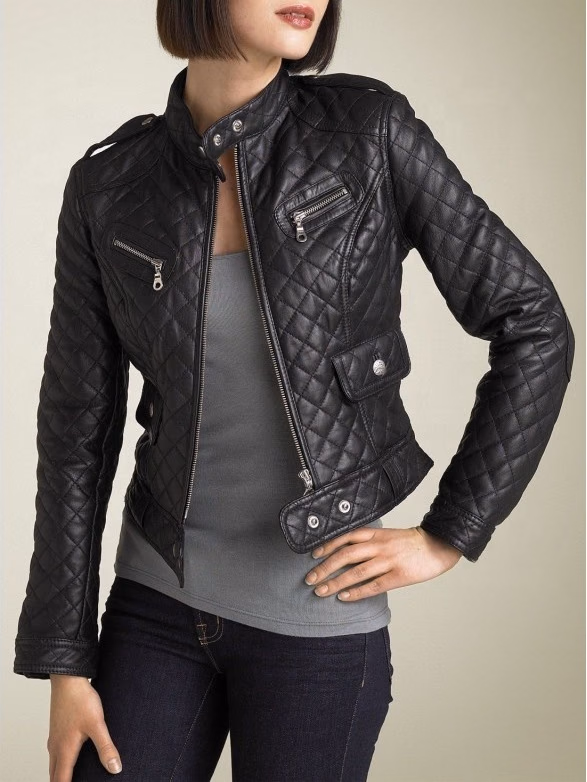 Tan Slim-Fit Women’s Leather Jackets, manufactured by Alayki International, custom leather jacket