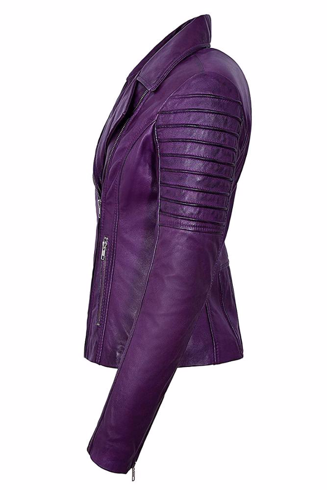 Tan Studded Women’s Leather Jackets, manufactured by Alayki International, custom leather jacket