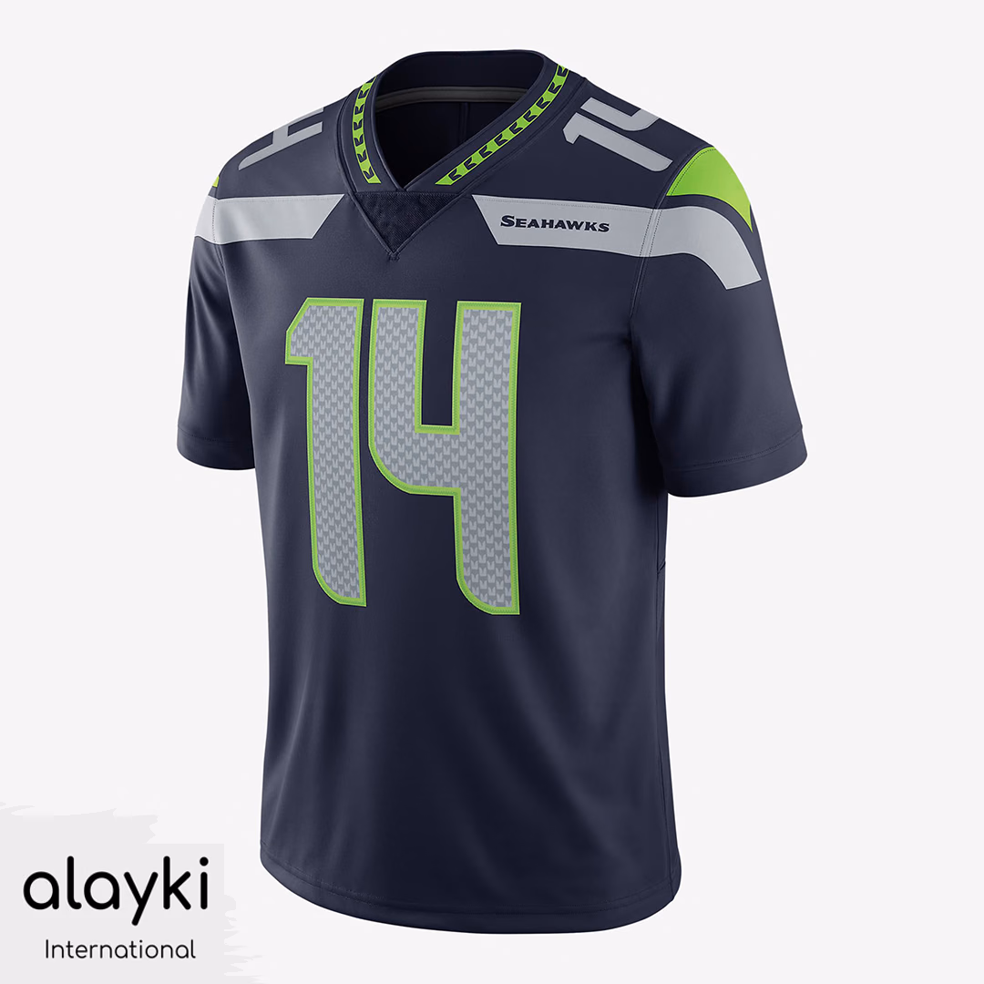 Two-Tone Football Jerseys manufactured by Alayki International, custom American football apparel