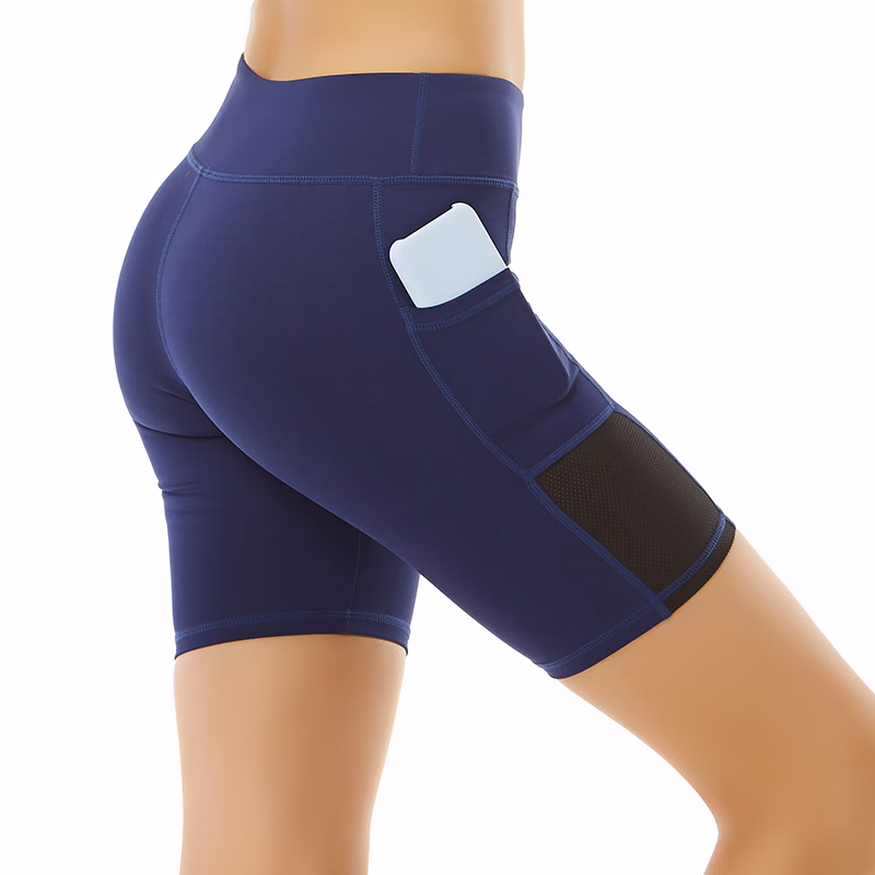 White Athletic Women’s Shorts, manufactured by Alayki International, custom activewear