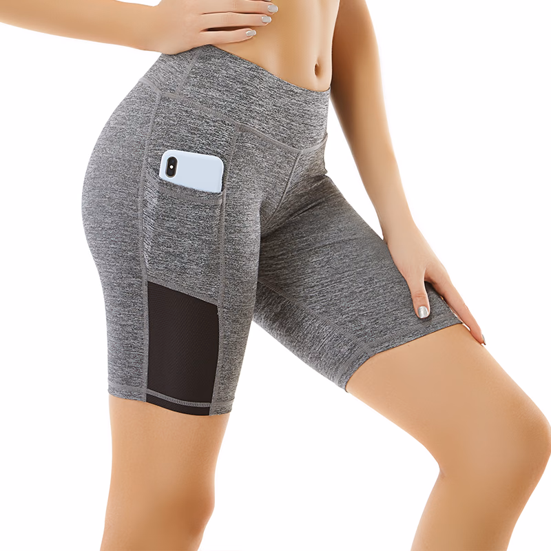 White Booty Women’s Shorts, manufactured by Alayki International, custom activewear