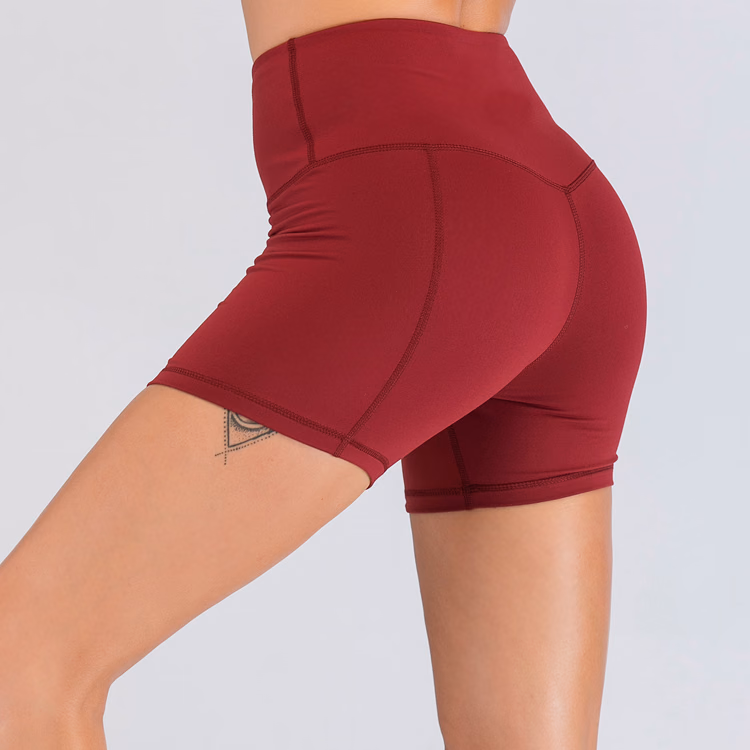White Pocket Women’s Shorts, manufactured by Alayki International, custom activewear