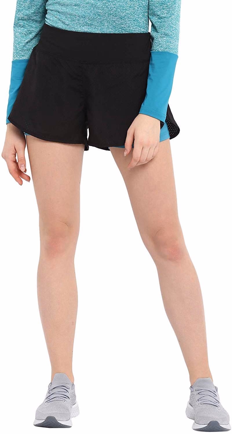 White Women’s Shorts, manufactured by Alayki International, custom activewear