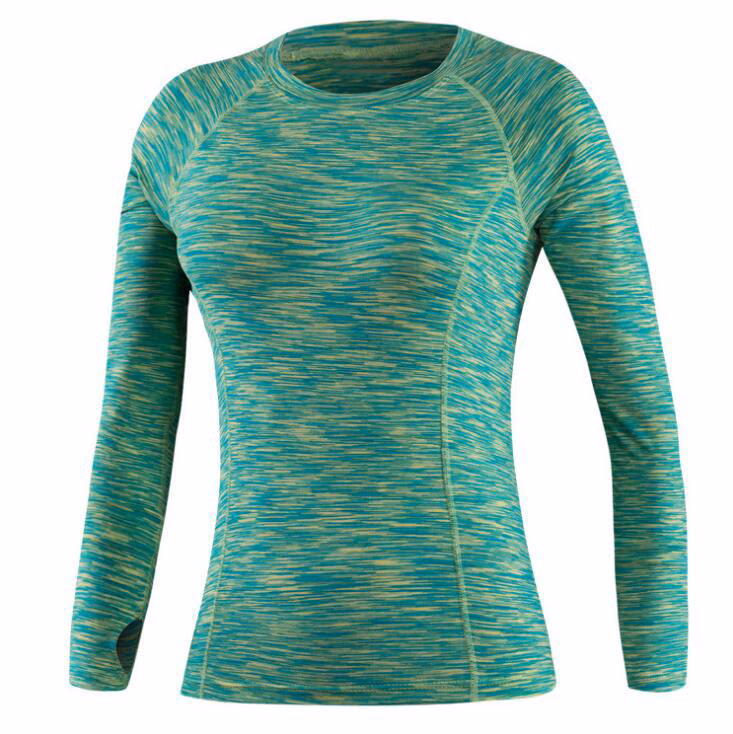 Women’s Long-Sleeve Top Supplier USA, manufactured by Alayki International, custom activewear