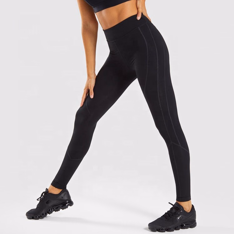 Yellow Women’s Leggings, manufactured by Alayki International, custom activewear