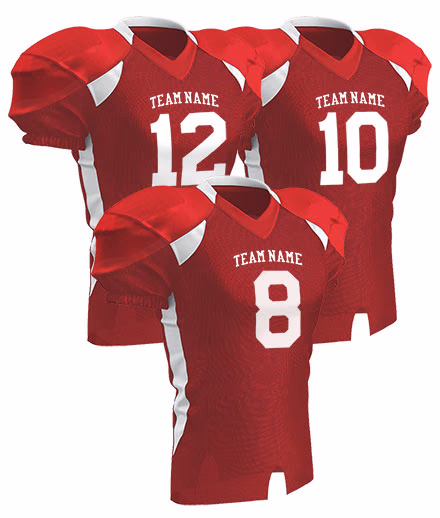 Youth Football Uniforms manufactured by Alayki International, custom American football apparel