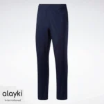 Alayki Navy Blue Gym Jogger Pants for Men | Elastic Waistband Smooth Stretch Finish AMPJ002