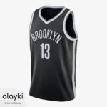 Alayki Black Basketball Jersey for Men | Chevron Side-Panel Brushed Knit Look SMBT104