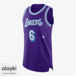 Alayki Purple Basketball Jersey for Men | Star Accent Ringer Collar Smooth Stretch Finish SMBT105