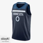 Alayki Navy Blue Basketball Jersey for Men | Contrast Yoke Stripe Mesh-Panel Finish SMBT113